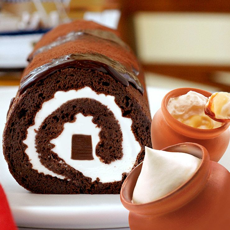 生チョコロールと壷プリンとセレブショコラのセット | 神戸フランツWEB本店
