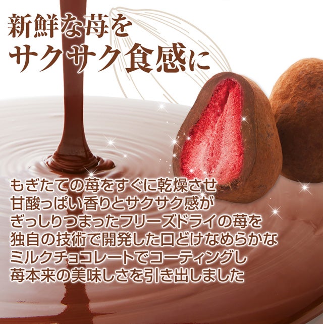 【母の日カード付き】神戸苺トリュフ(R)・カカオ